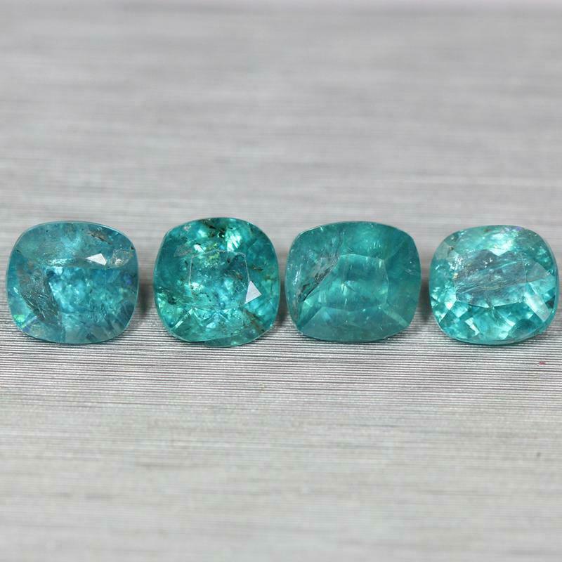 6.35 Cts_mind Blowing !! Nice Color_100 % Natural Unheated Blue Apatite_brazil